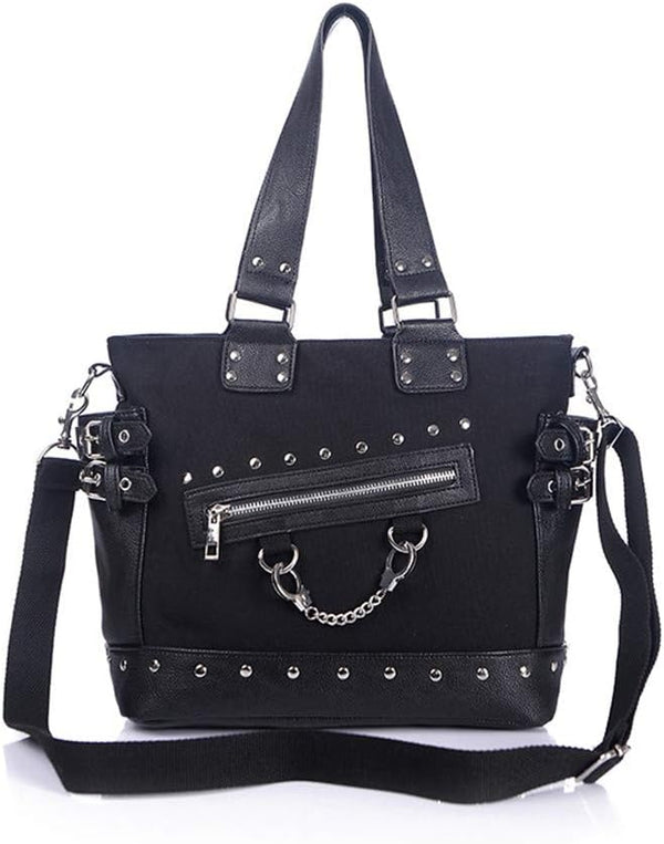 Rivet Luminous Canvas Punk Tote
