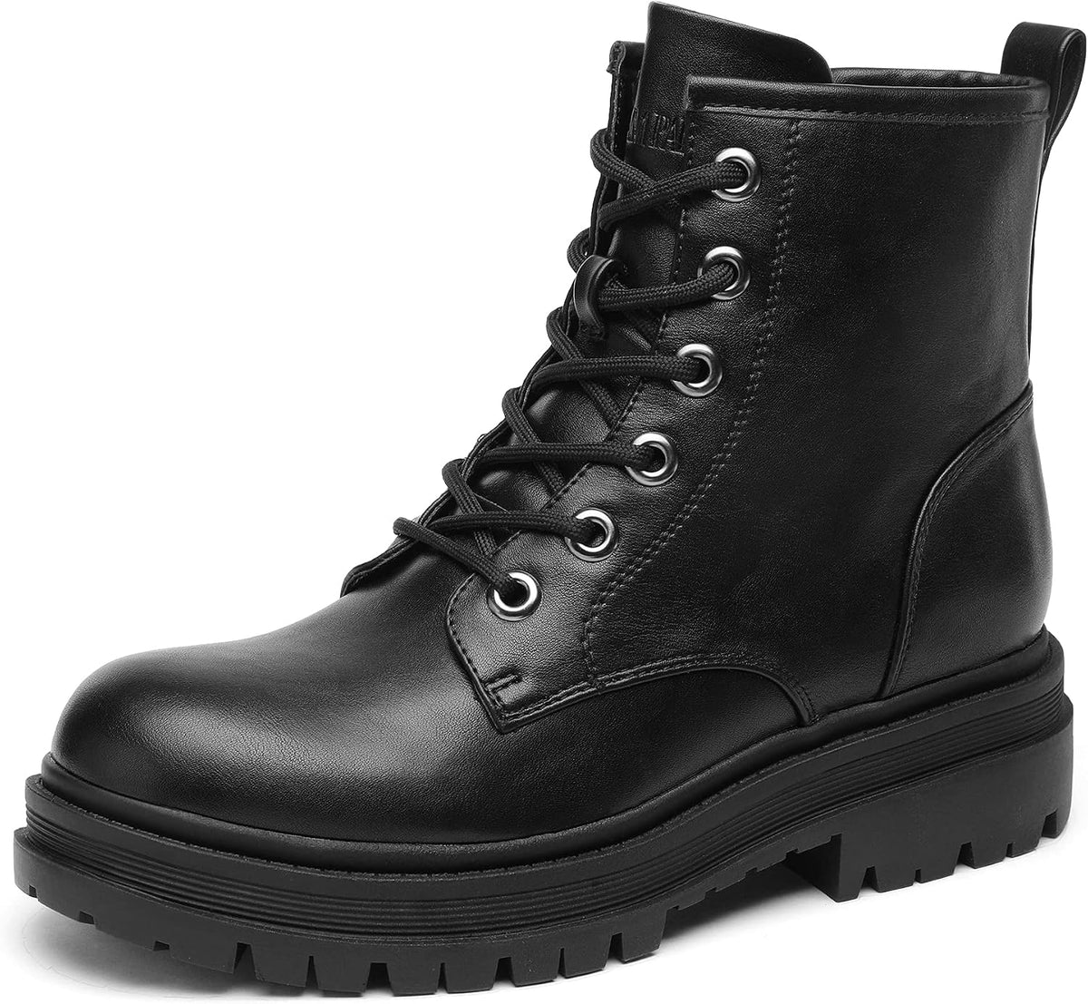 DREAM PAIRS Women's Combat Boots Lace-up Ankle Boots