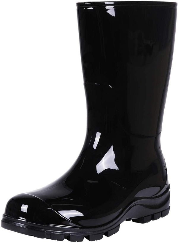 Women's Mid Calf Rain Boots