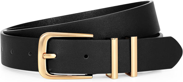 Women's Soft Faux Leather Belt For Jeans Pants Dress Fashion Ladies