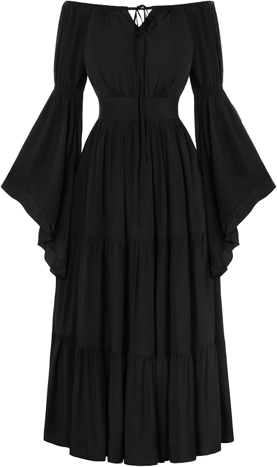 Scarlet Darkness Renaissance Dress Women Long Sleeve Off Shoulder Dresses