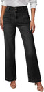 Sidefeel Women's Wide Leg Jeans High Waisted Tummy Control Stretchy