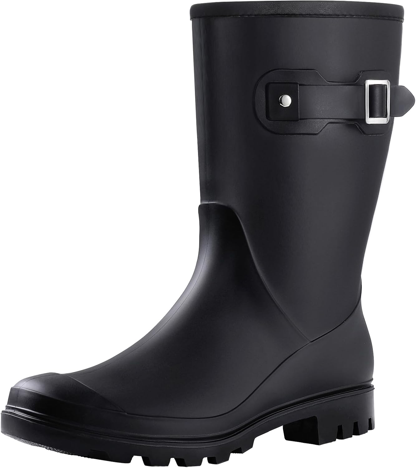 Mid Calf Rain Boots Waterproof Shoes