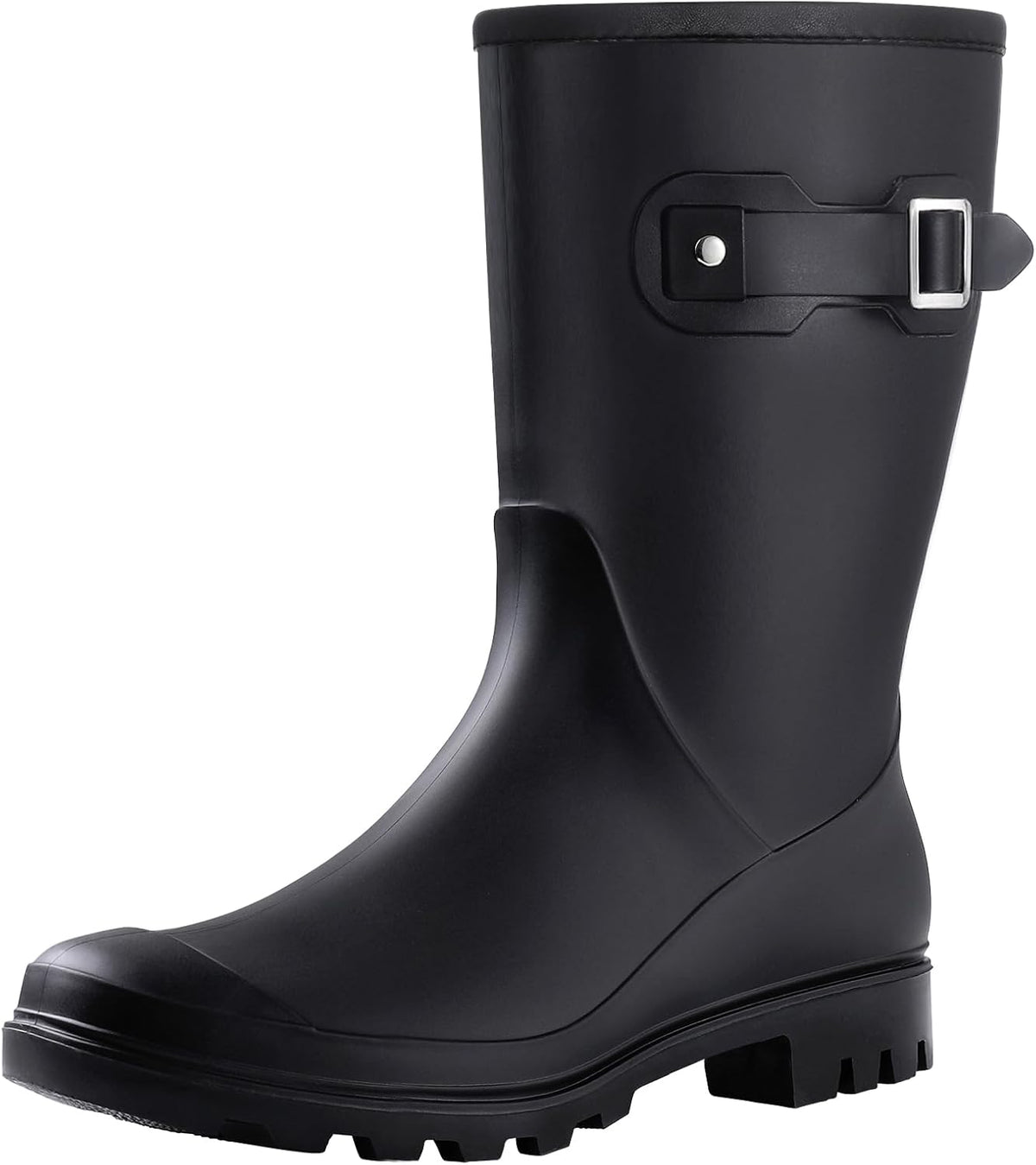 Mid Calf Rain Boots Waterproof Shoes