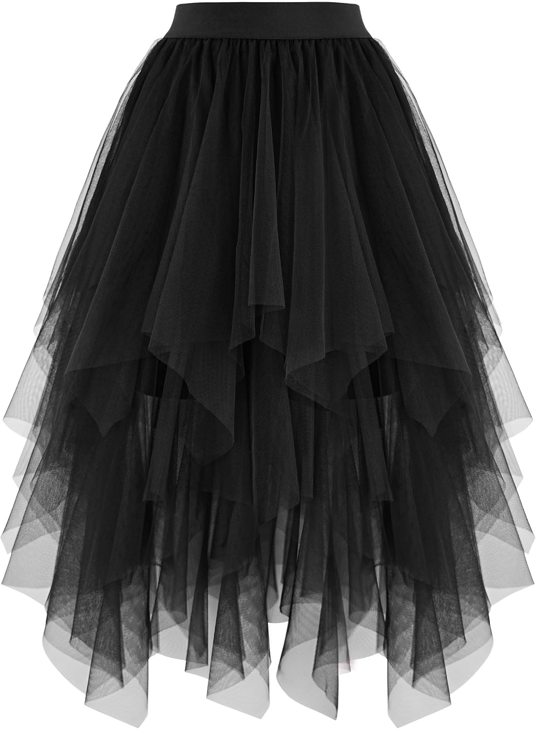 High Low Layered Puffy Fairy Tulle Skirts