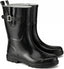 Rubber Mid-calf Rain Boots For Women, Waterproof Insulated