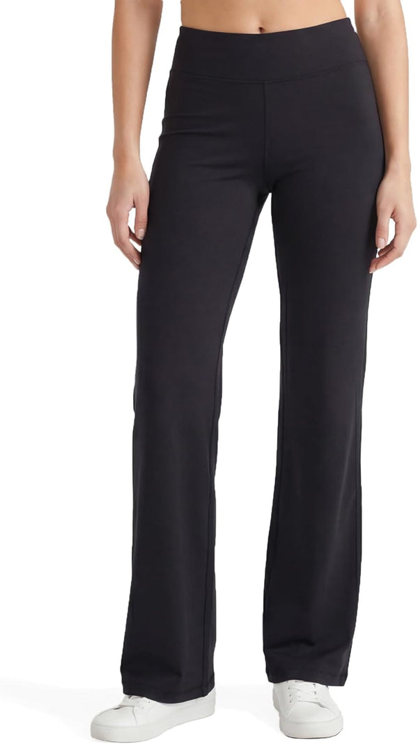 No Nonsense Lounge Yoga Pants For Women, Flared Cotton Leggings