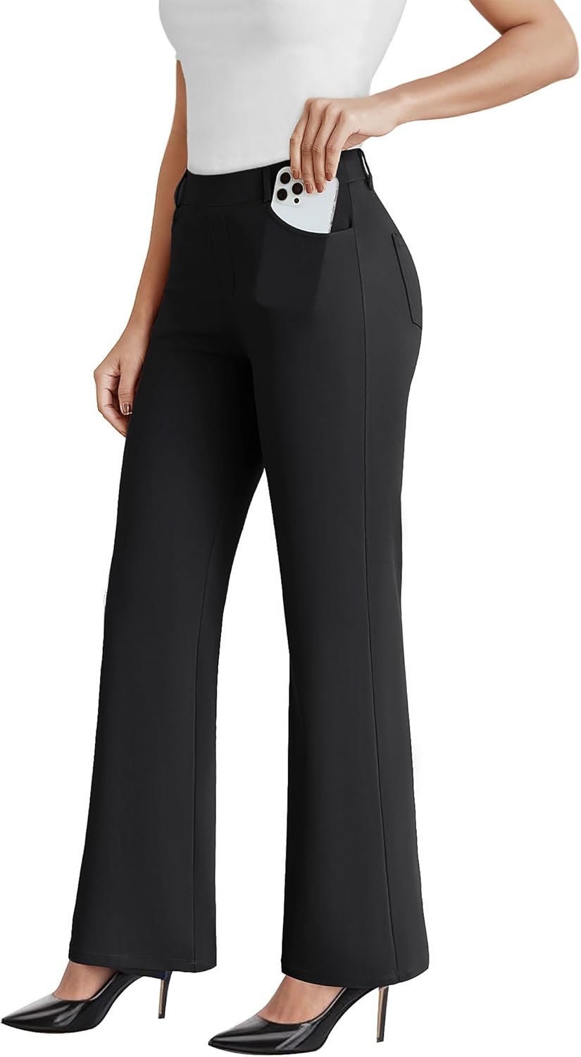 Dress Work Pants Women Business Casual Slack Trousers Stretchy