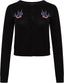 Ro Rox Swallows Cardigan Rockabilly Retro Vintage Bird Embroidery Knit Knitted