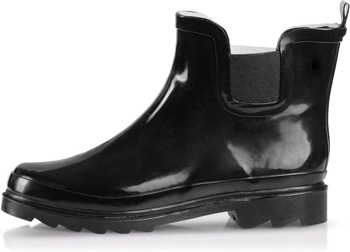 Womens Ankle Rain Boots - Ladies Waterproof Winter Spring
