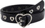 Oyoangle Women's Cute Hollow Heart Buckle Belt Pu Leather Belts