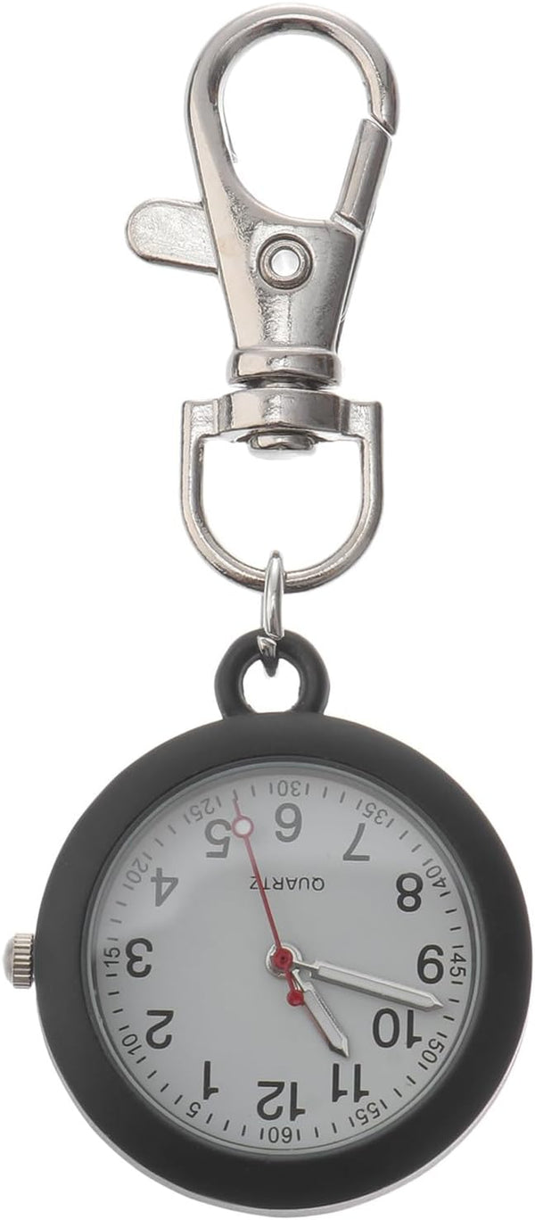 Homoyoyo Clip On Pocket Watch: Nurse Glow Pointer Watch with Clip and