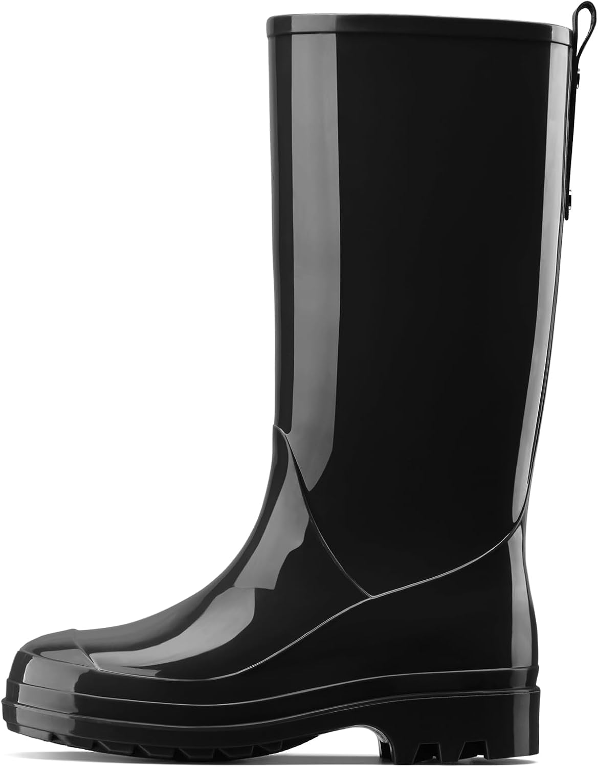 Rain Boots For Women Waterproof Boots, Knee High Rain