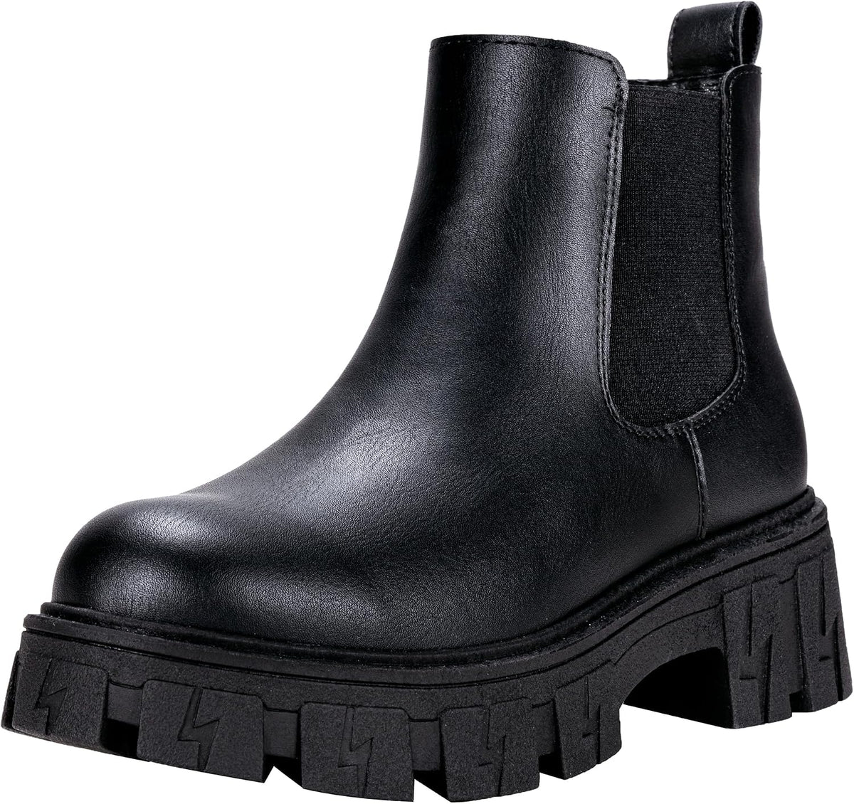 Women's Chelsea Combat Boots, Chunky Platform Ankle Boots
