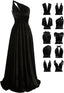 72styles Velvet Multi-Way Wrap Infinity Maxi Dress for Bridesmaids