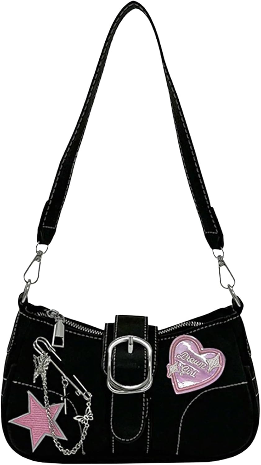 Women's Y2K Star Embroidery Shoulder Bag Secondary image