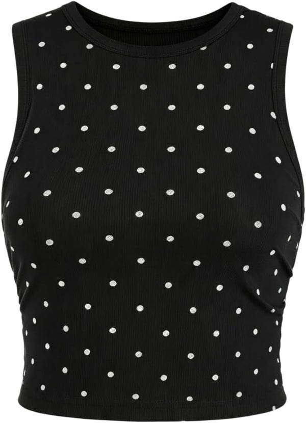 SOLY HUX Women's Tank Tops Y2K Summer Going Out Crop Top Concert Outfits
