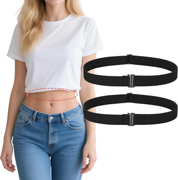 Crop Top Tuck Band For Women Adjustable Tucky Waist Belt Tucking