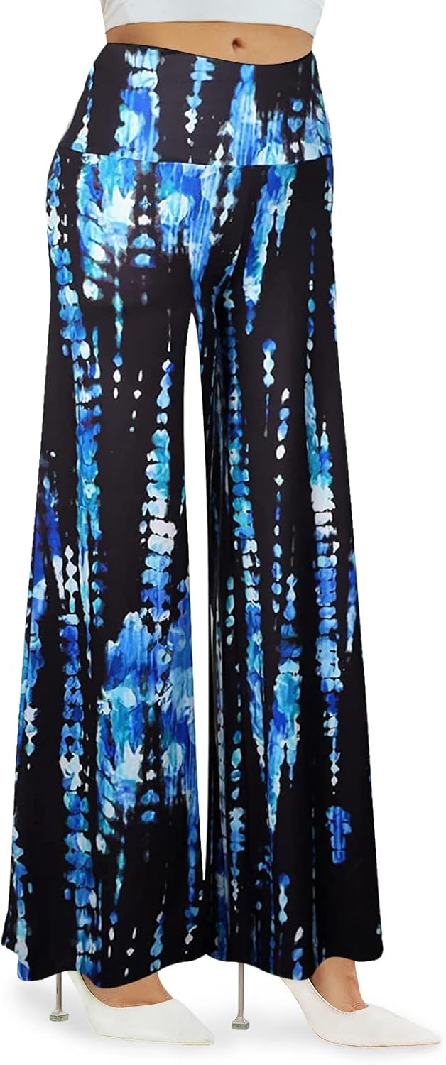 Women's Stretchy Wide Leg Palazzo Lounge Pants Casual Comfy