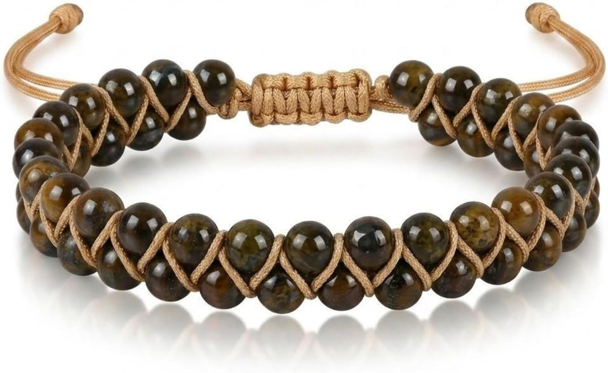 7 Chakra Healing Bracelet for Women Men, Jasper Bead Inspirational Gift