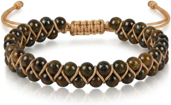 7 Chakra Healing Bracelet for Women Men, Jasper Bead Inspirational Gift