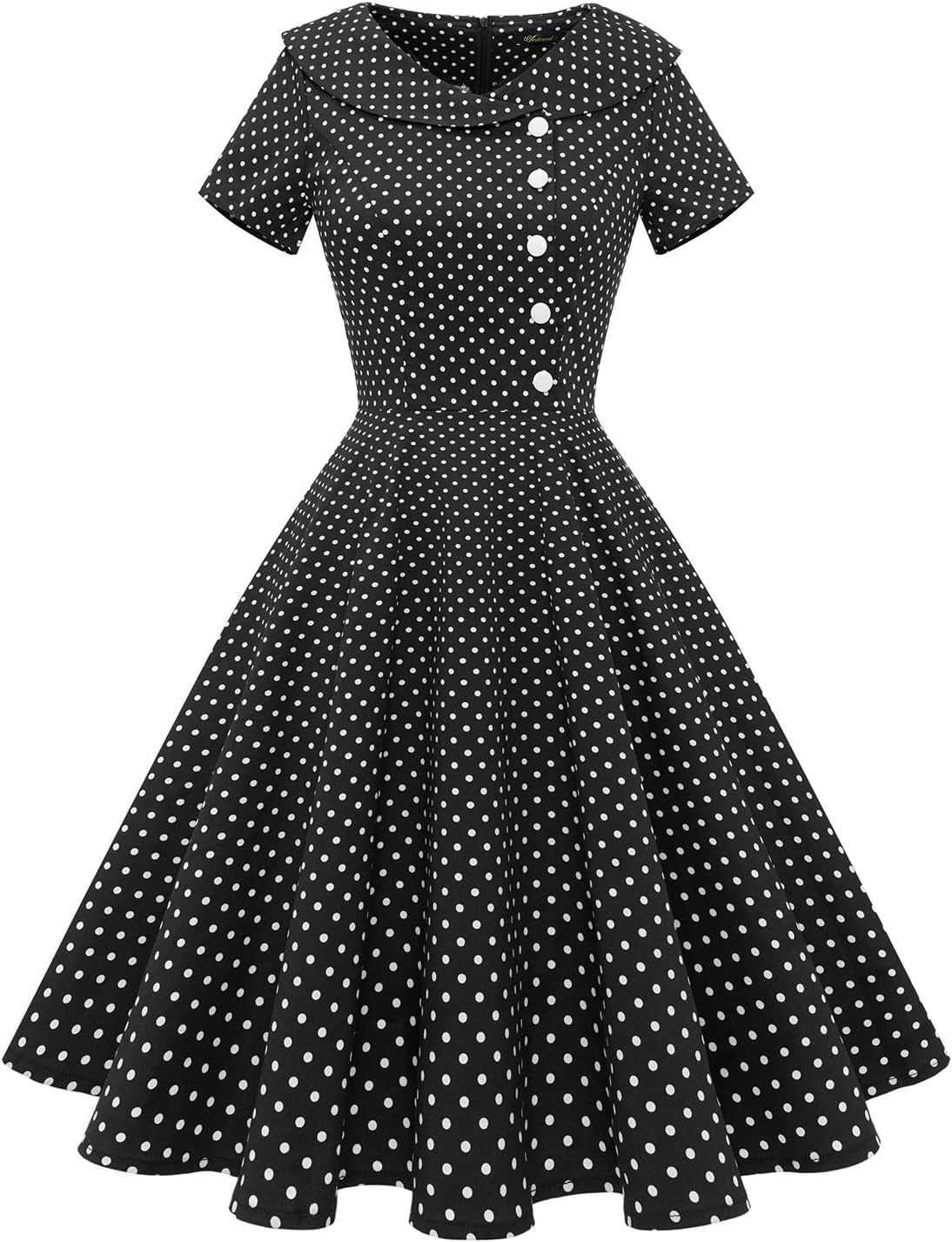 Wedtrend Women's 1950s Vintage Audrey Hepburn Style Cocktail Swing Dresses