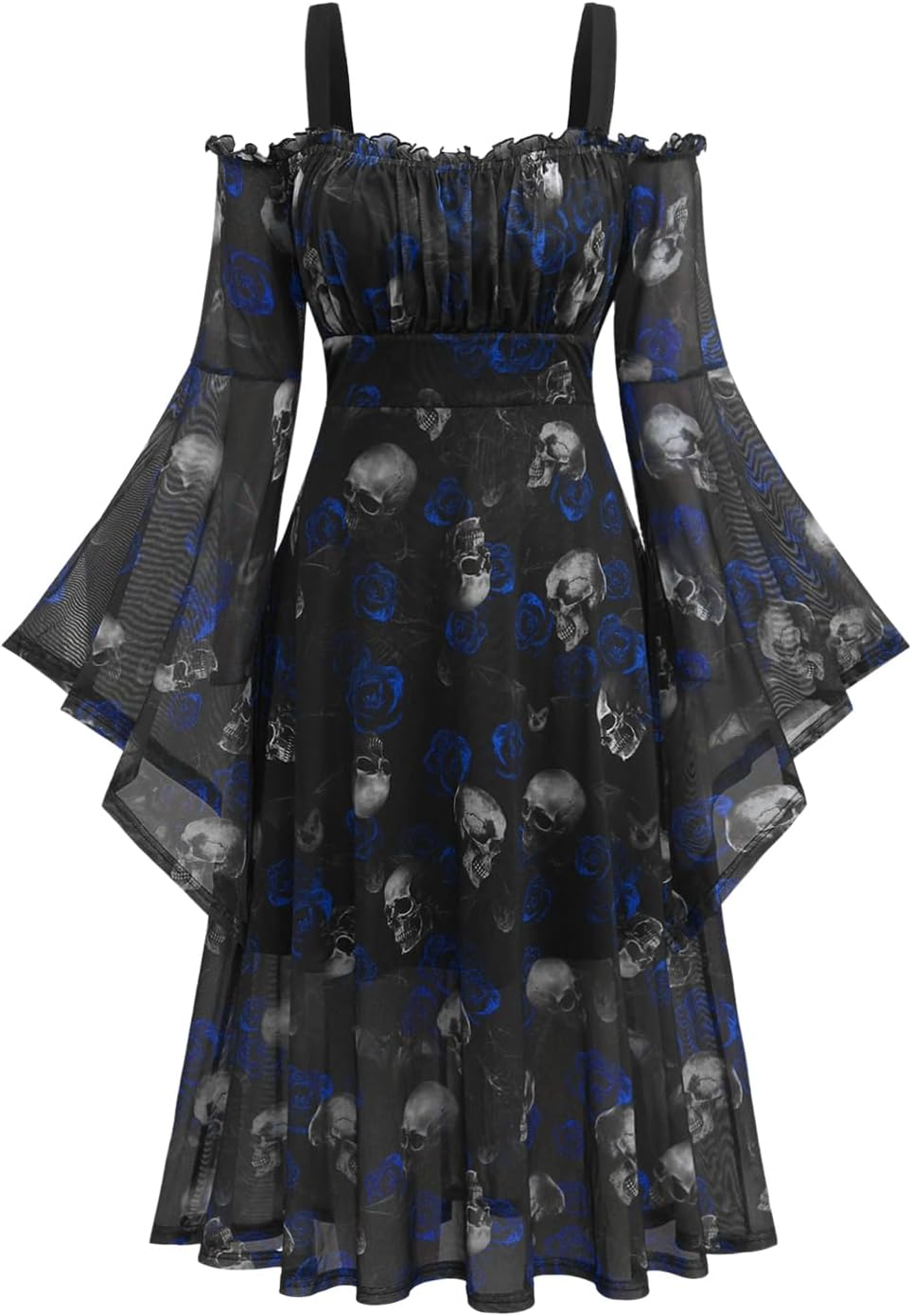 Rosegal Plus Size Women Renaissance Witch Costumes Dress