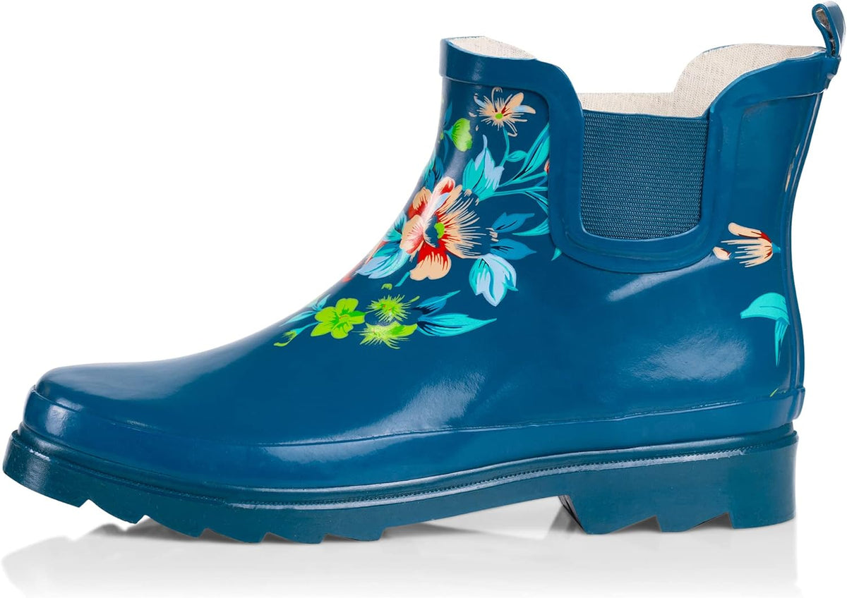 Womens Ankle Rain Boots - Ladies Waterproof Winter Spring