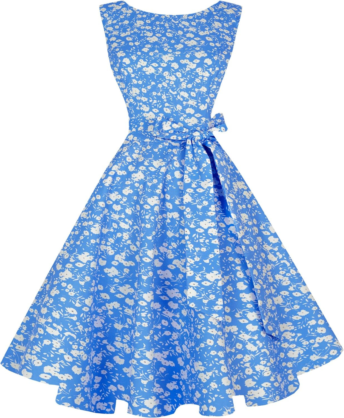 Sleeveless Vintage 1950s Cocktail Dress