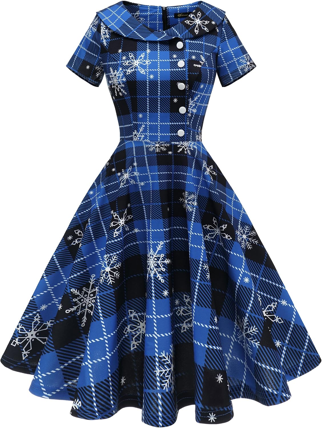 Wedtrend Women's 1950s Vintage Audrey Hepburn Style Cocktail Swing Dresses