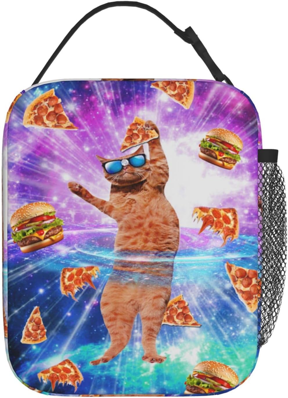 Gianlaima Wicca Moon Phase Witchy Star Magic Mushroom Insulated Lunch Box For Women And Man, Portable Lunch Bags Reusable Cooler Tote For Office Work Travel Picnic Camping Beach Secondary image