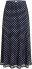 CIDER Womens Polka Dot Skirts Mesh High Waist Boho Flowy Long Midi Skirts