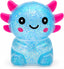 Axolotl Squishy Stress Relief Toy for Kids & Adults, Cute Glitter Sensory Fidget Toy, Soft Squeeze Toy for Anxiety Relief, Birthday Party Favor Gift (Purple)