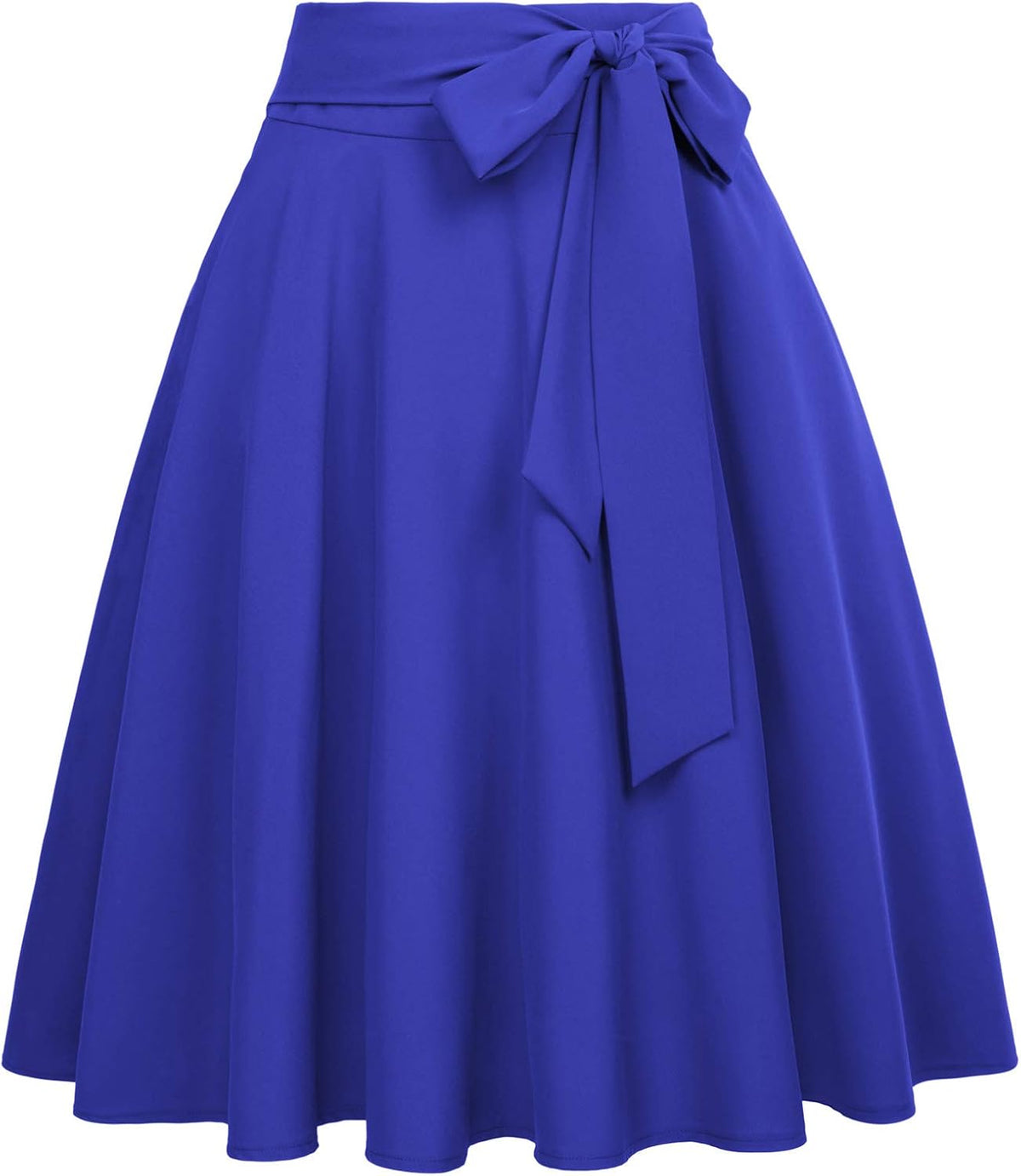 Belle Poque Women High Waisted A Line Skirt with Pockets