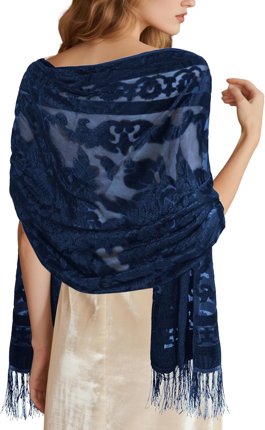 Lace Shawl Velvet Scarfs Shawls and Wraps for Evening Dresses Wedding Shawl Wraps for Dress Accessories Winter