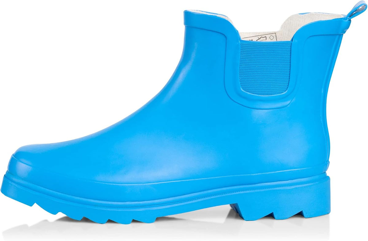Womens Ankle Rain Boots - Ladies Waterproof Winter Spring