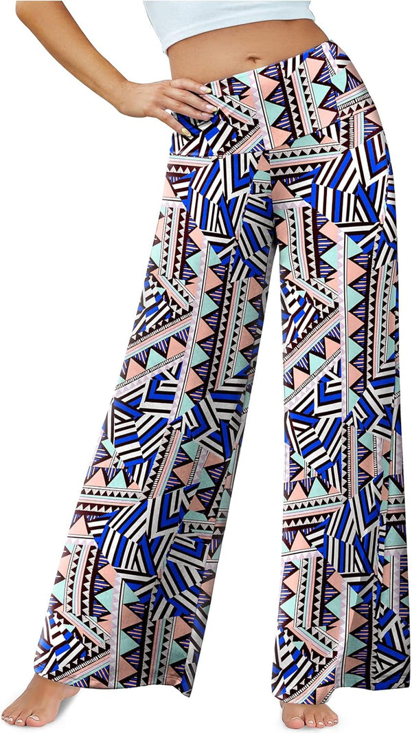 Women's Stretchy Wide Leg Palazzo Lounge Pants Casual Comfy