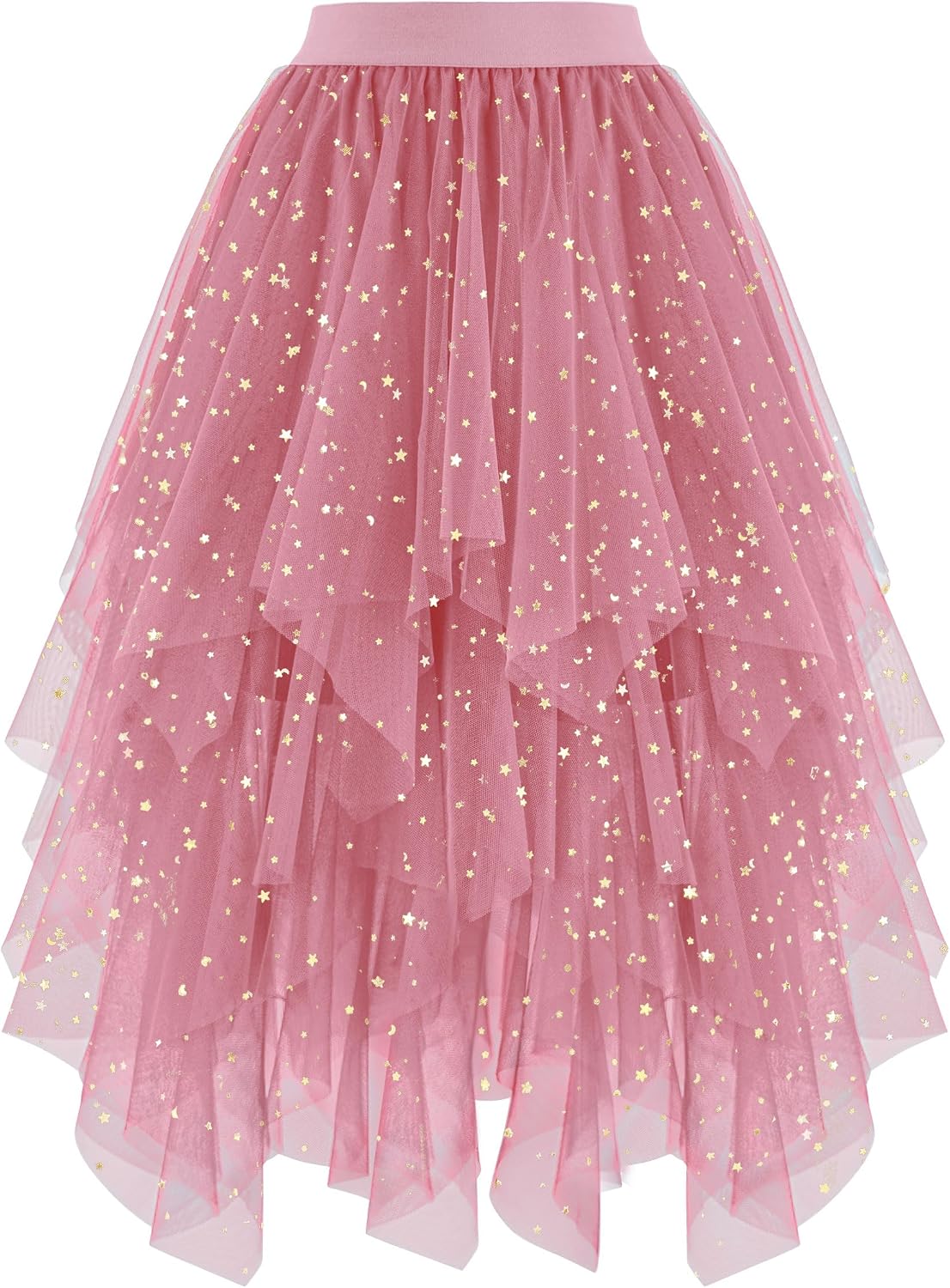 High Low Layered Puffy Fairy Tulle Skirts