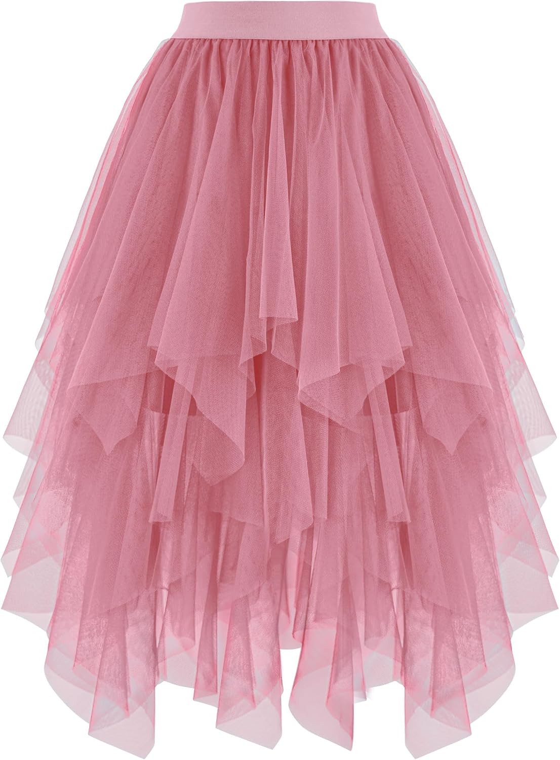High Low Layered Puffy Fairy Tulle Skirts