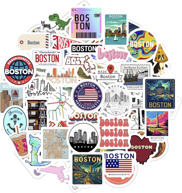 100Pcs Classic Rock Stickers — Rockabilly Guitar & Music Emblems