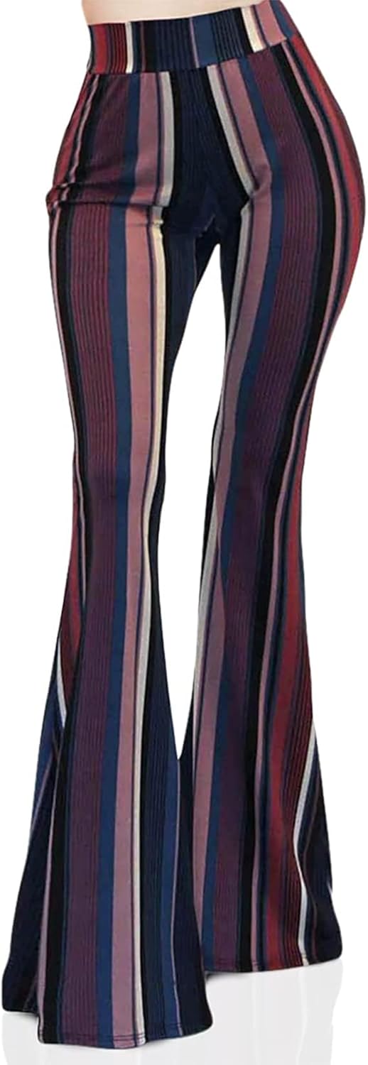 Women's Usa Lightweight Boho Comfy Stretchy Bell Bottom