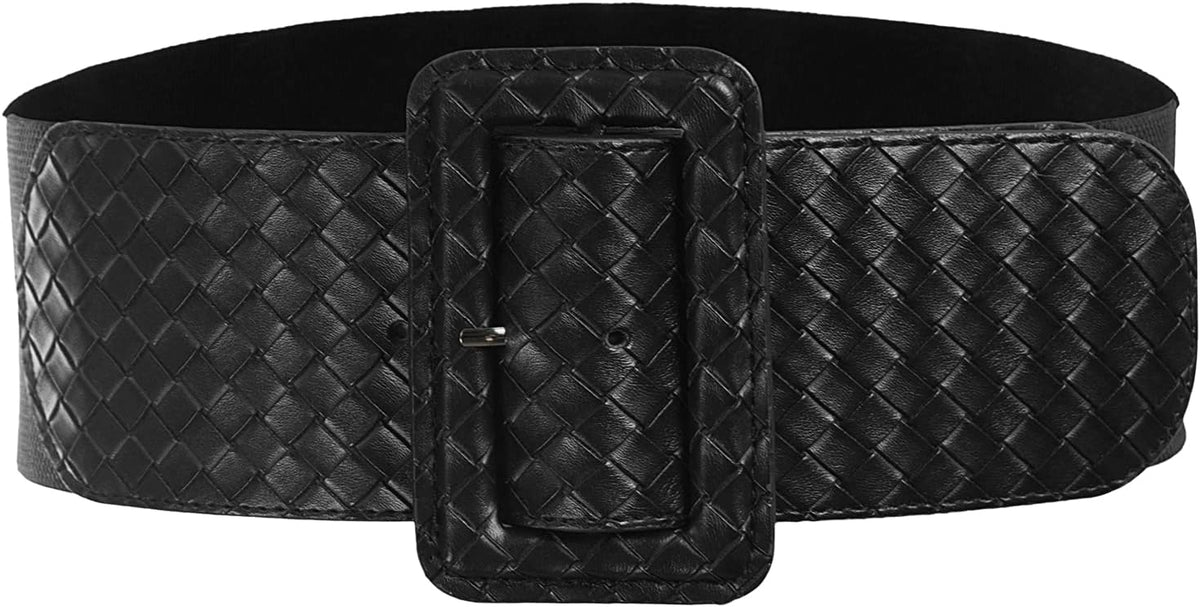 Women's Stretchy Belt 1950s 3 Inch Wide Elastic Belts