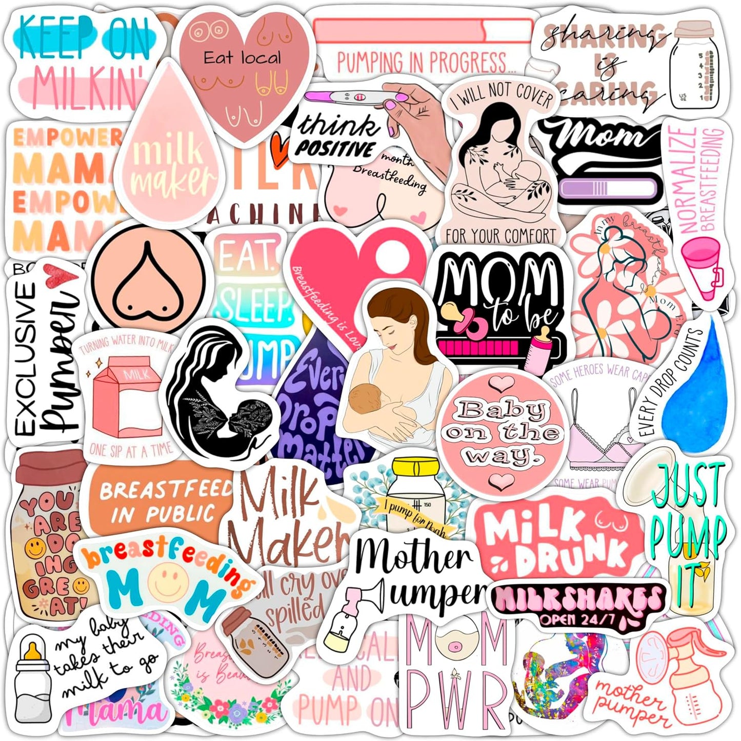 100Pcs Classic Rock Stickers — Rockabilly Guitar & Music Emblems