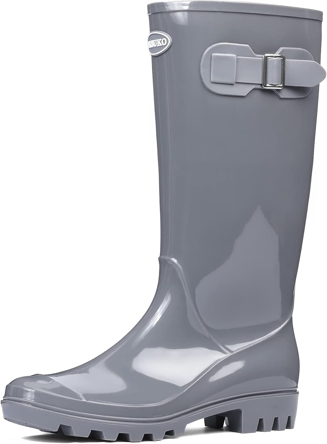 Women's Tall Rain Boots Waterproof Wellington