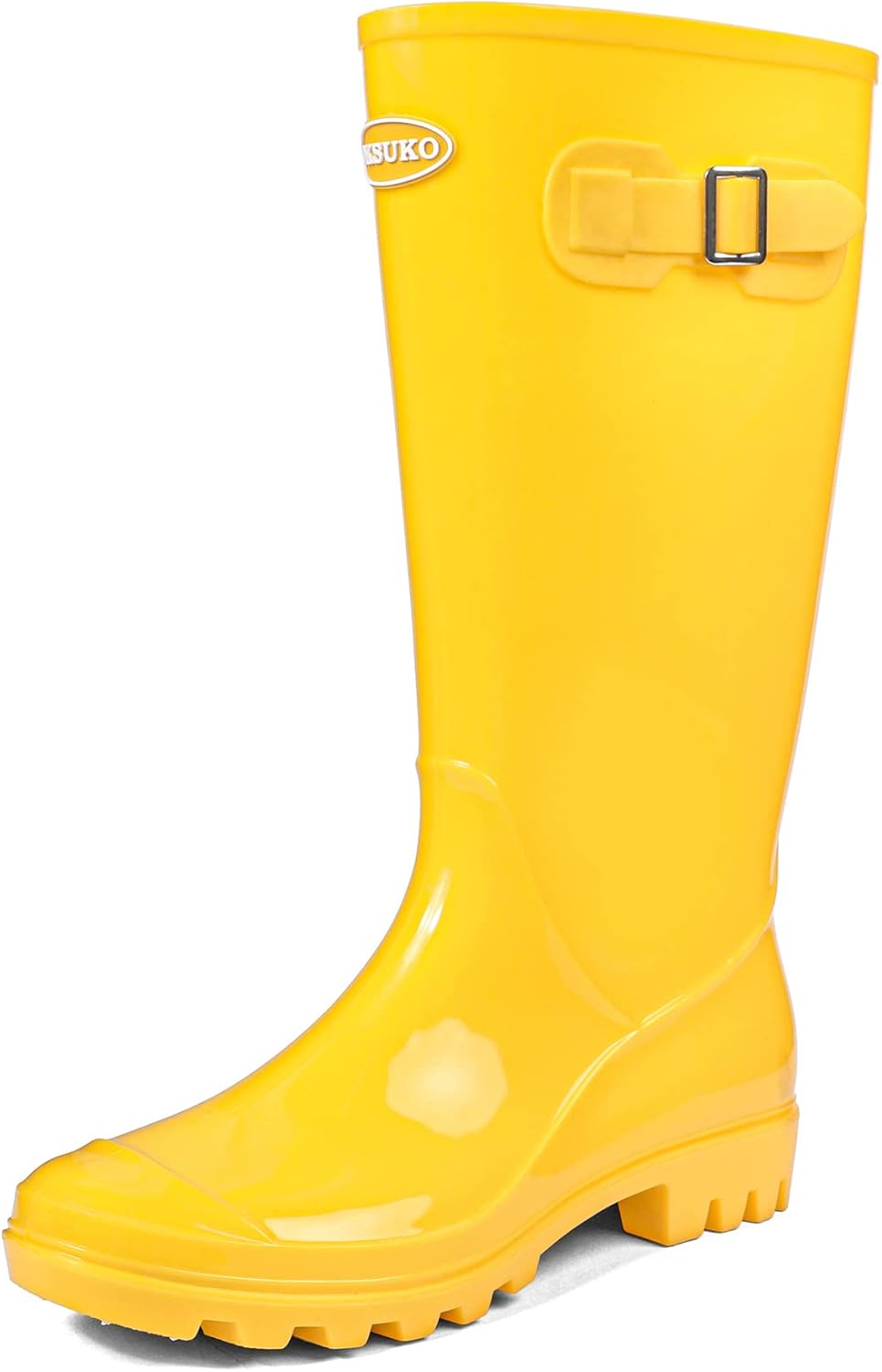 Women's Tall Rain Boots Waterproof Wellington
