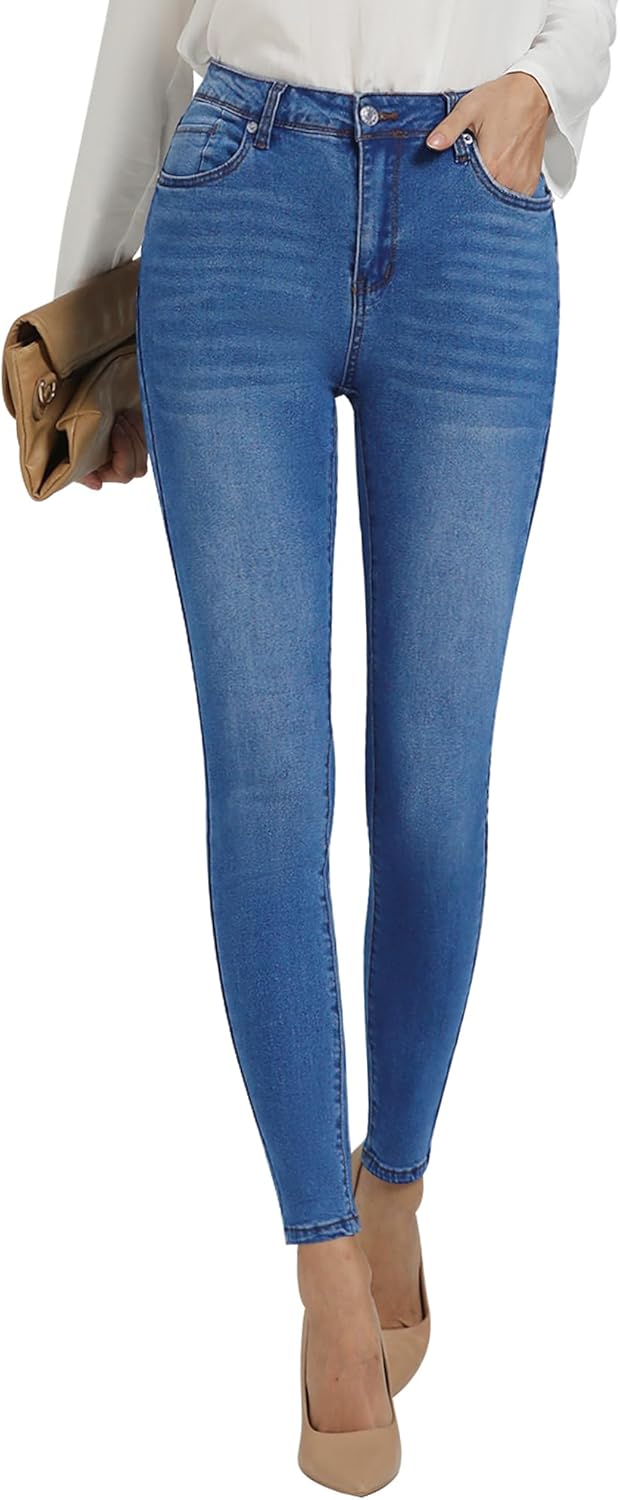 Skinny Jeans For Women High Waist Stretchy Classic High Rise