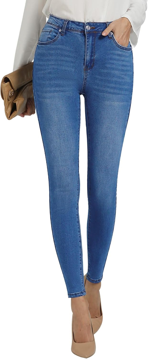 Skinny Jeans For Women High Waist Stretchy Classic High Rise