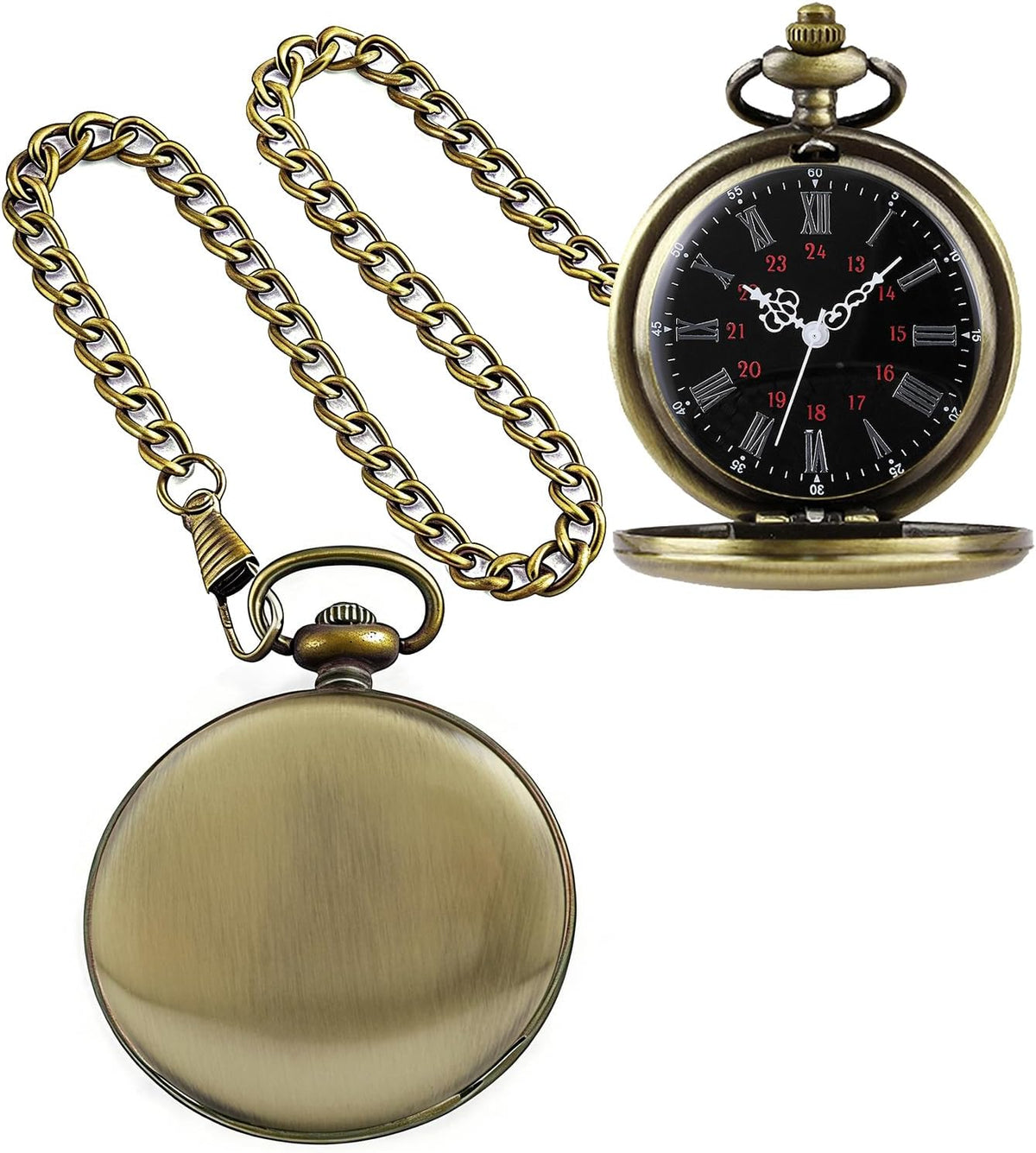 Smooth Pocket Watch,Personalized Pocket Watch,Customized Watches for M