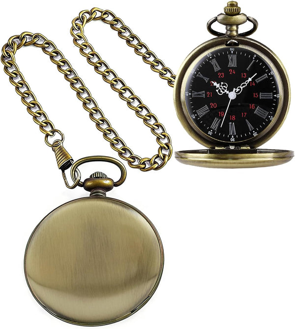 Smooth Pocket Watch,Personalized Pocket Watch,Customized Watches for M