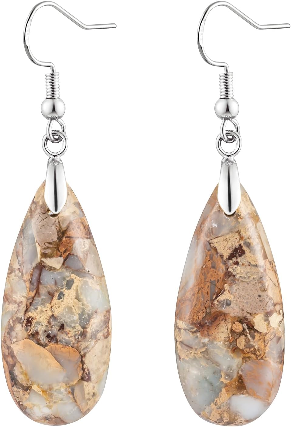 Imperial Jasper Teardrop Earrings